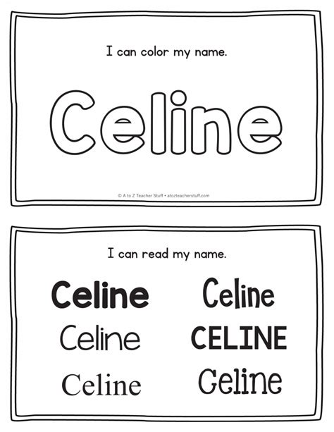 free printable Celine book